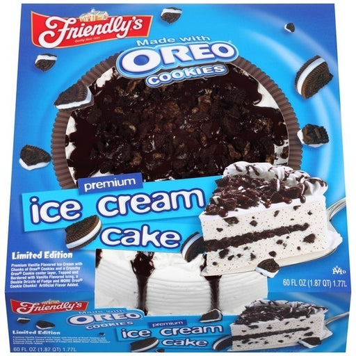 Friendly's Premium Oreo Cookies Ice Cream Cake , 60 oz