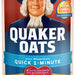 Quaker Oats Quick 1-Minute 100% Whole Grain, 42 oz