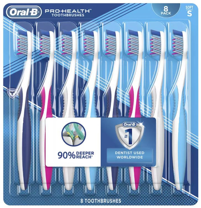 Oral-B Pro-Health Toothbrushes, 8-Pack, 8 ct