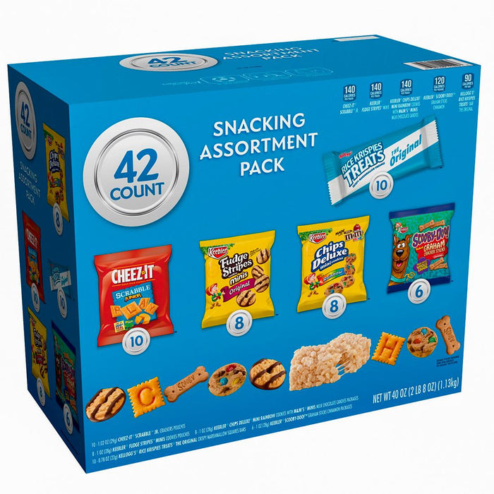 Keebler Snacking Assortment Pack, 42 ct