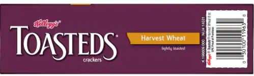 Kellogg's Harvest Wheat Lightly Toasted Crackers , 8 oz