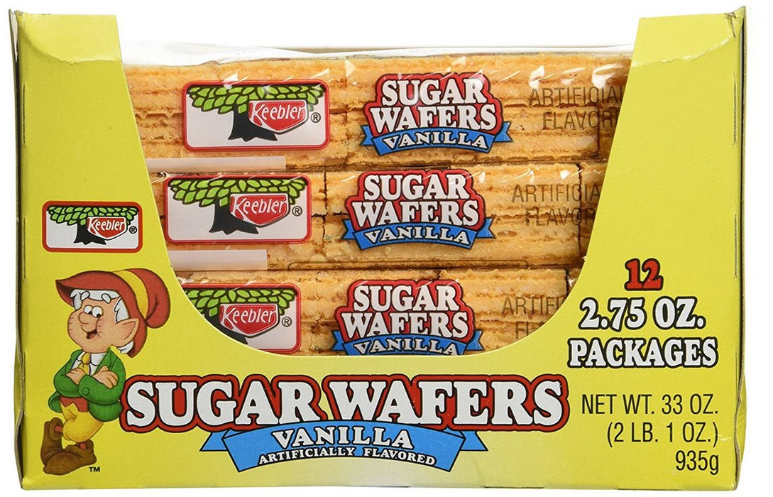 Keebler Vanilla Sugar Wafers Value Pack, 12 x 2.75 oz