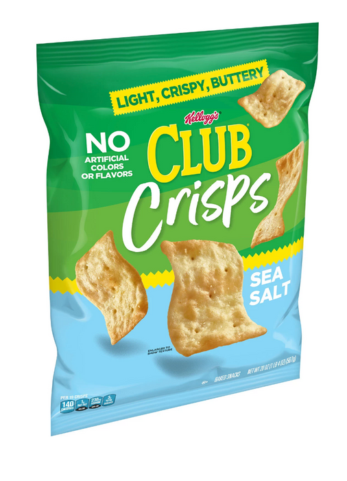 Kellogg's Club Sea Salt Cracker Crisps , 20 oz