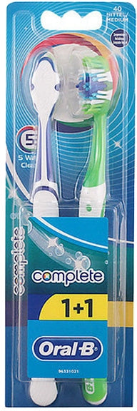 Oral-B Complete 1+1 Tootbrush Value Pack, 2 ct