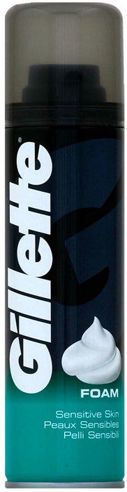 Gillette Sensitive Skin Shaving Foam, 200 ml