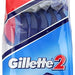 Gillette 2 Twin Blade Disposable Razors with Platinum Coating, 5 ct