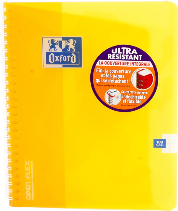 Oxford Open Flex Ultra Resistant Wirebound Notebook, 100 sheets