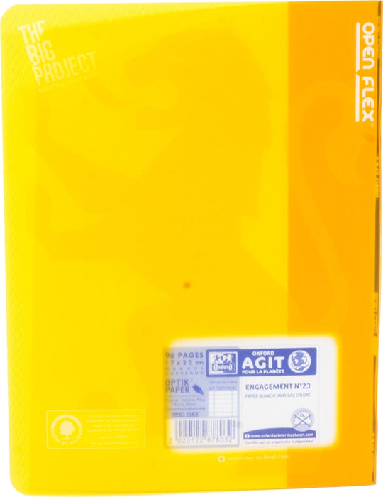 Oxford Open Flex Ultra Resistant Notebook, 96 sheets
