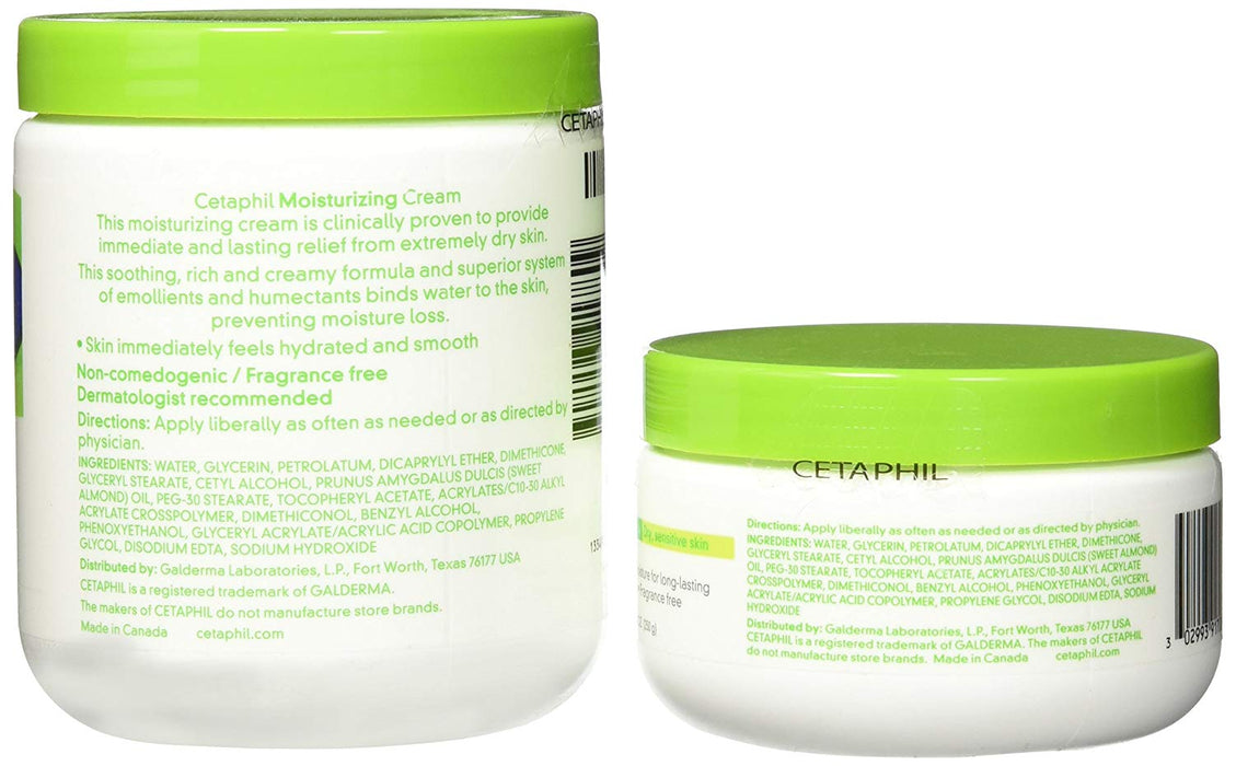 Cetaphil Moisturizing Cream, 2-Pack, 28.8 oz