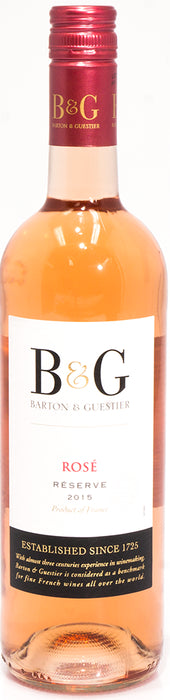 B&G Barton & Guestier Rose Wine, Reserve 2015, France, 750 ml