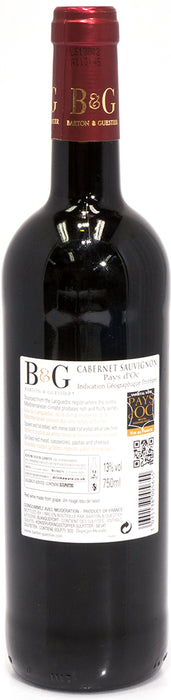 B&G Barton & Guestier Cabernet Sauvignon Wine, Reserve 2015, France, 750 ml