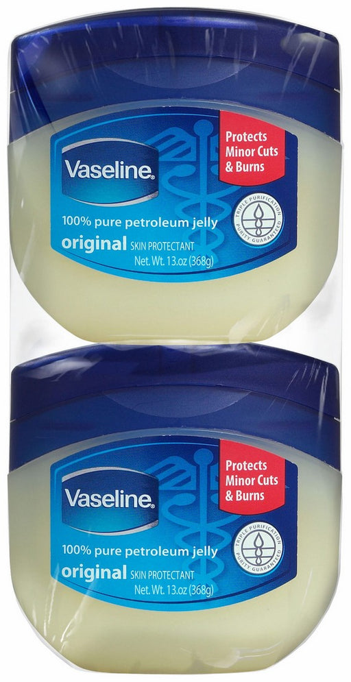 Vaseline 2-Pack 100% Pure Petrolium Jelly, 2 x 13 oz