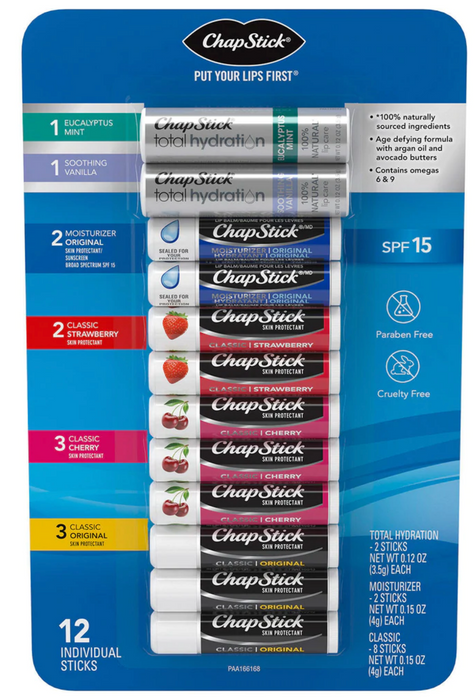 ChapStick Variety Pack , 12 ct