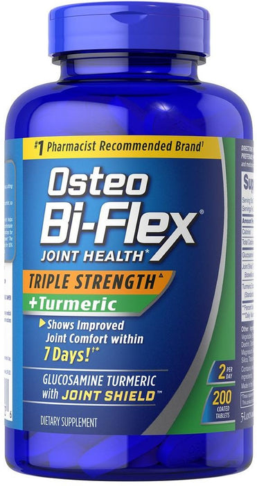 Osteo Bi-Flex Triple Strength + Turmeric Tablets, 200 ct