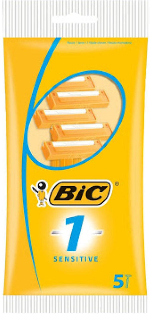 Bic Disposable Razors, Sensitive, 5 ct