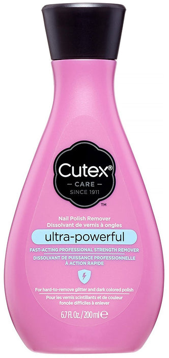 Cutex Ultra-Powerful Nail Polish Remover , 6.7 oz