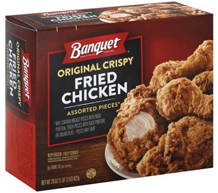 Banquet Original Crispy Fried Chicken, 822 gr