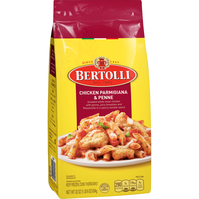 Bertolli Frozen Chicken Parmigiana & Penne, 22 oz