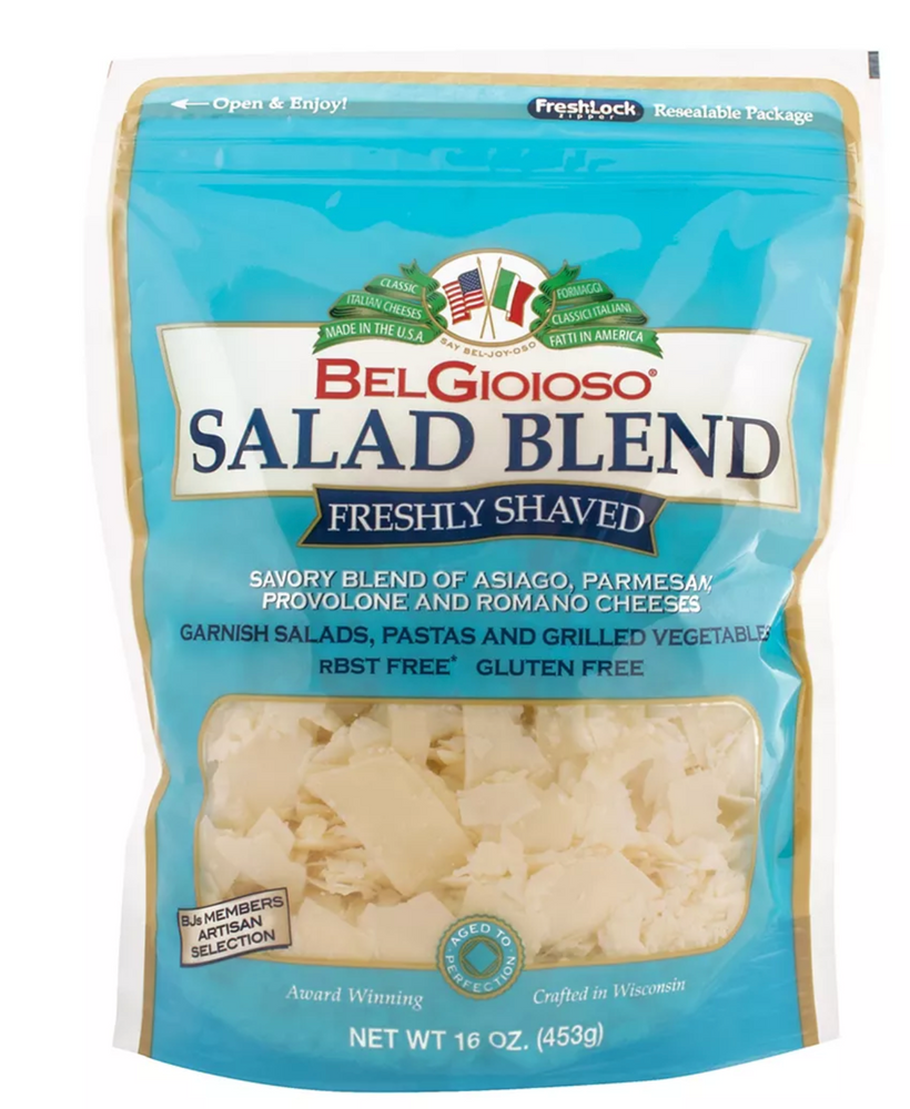 Belgioiso Salad Blend Freshly Shaved Cheese , 16 oz