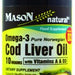 Mason Natural Cod Liver Oil Tablets, 10 Minums, 100 ct