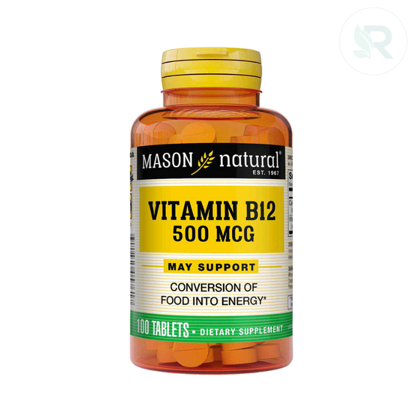 Mason Natural Vitamins B12 500 Mcg With Calcium 100 Ct —