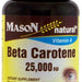 Mason Natural Beta Carotene Softgels, 100 ct