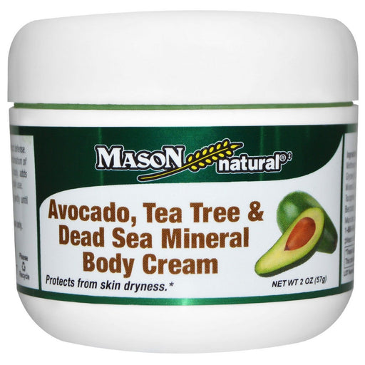 Mason Natural  Avocado, Tea Tree & Dead Sea Mineral Body Cream, 2 oz