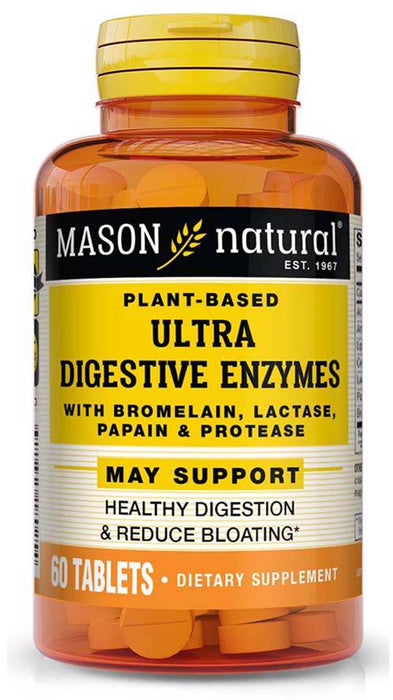 Mason Natural Ultra Plant Digestive Enzymes Vitamins, 60 ct