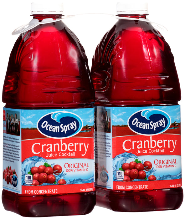 Ocean Spray Cranberry Juice Cocktail, 100% Vitamin C, 2 x 96 oz