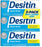 Desitin Rapid Relief Diaper Rash Cream, 3 x 4.8 oz