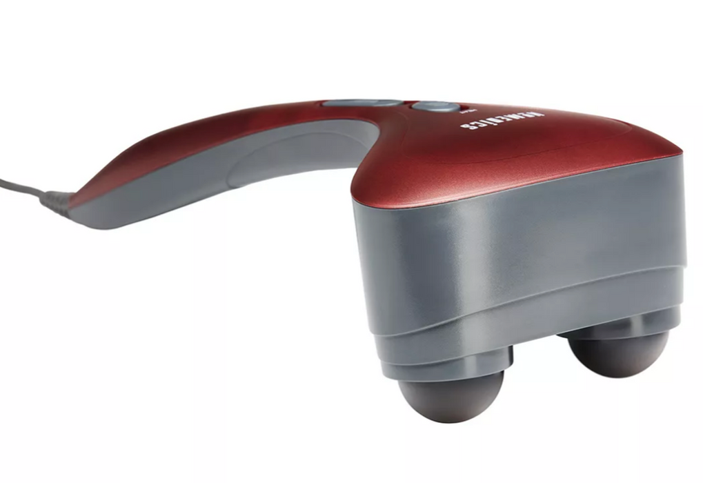 HoMedics Duo Percussion Body Massager With Heat, Red, 1 pc