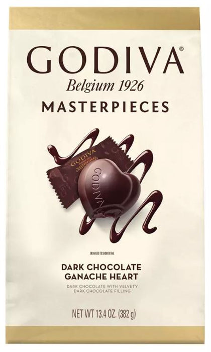 Godiva Masterpieces Dark Chocolate Ganache Heart, 13.4 oz