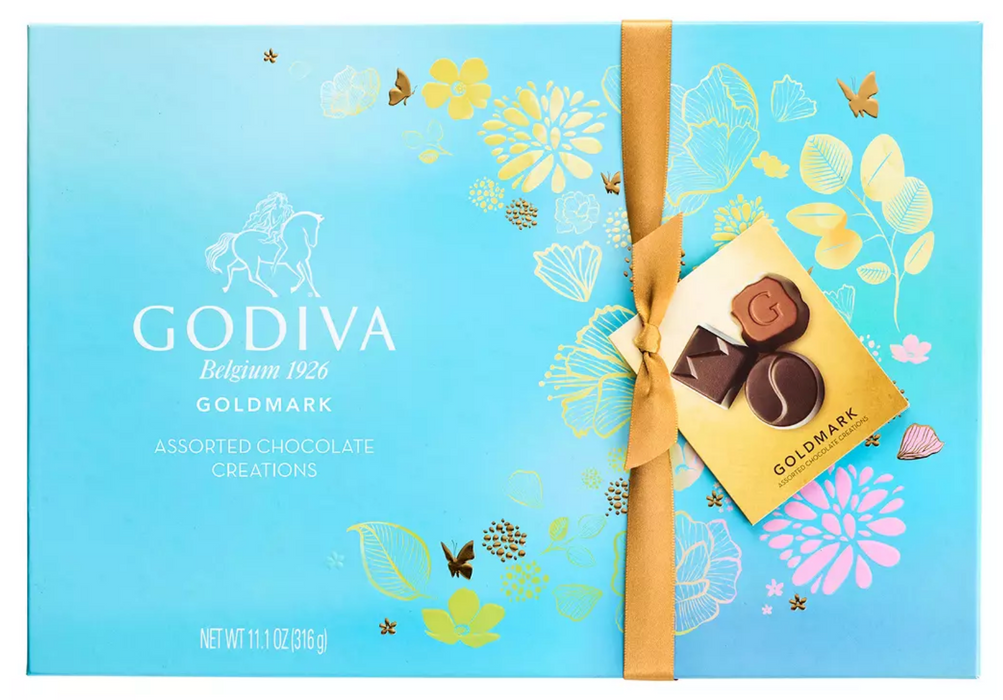 Godiva Assorted Spring Chocolates Box, 11.1 oz