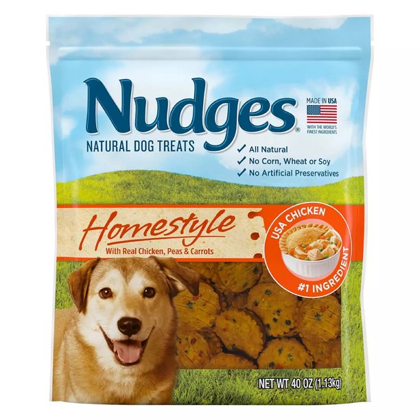 Nudges Homestyle Pot Pie Dog Treats , 40 oz