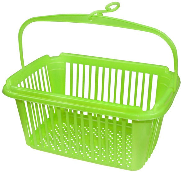 Rozenbal Plastic Rectangular Basket for Clothes Pins, 