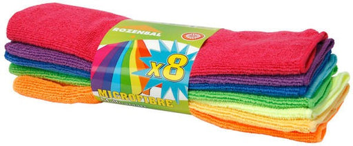 Rozenbal 8-Pack Microfiber Multi-Usage Cloths, 30 x 30 cm, 8 ct