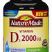 Nature Made Vitamin D3 Softgels, 2000 IU, 320 ct