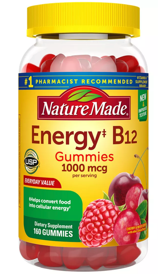 NatureMade Energy B12 Gummies, 1000mcg , 160 ct — Goisco.com