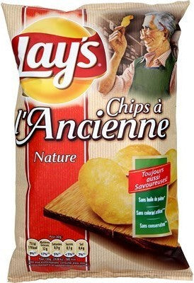 Lay's Old-Fashioned Potato Chips, Natural, 145 gr