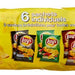 Lay's Potato Chips Variety 6-Pack, Barbecue, Bolognaise & Roast Chicken, 6 x 27.5 gr