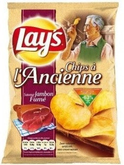 Lay's Old-Fashioned Potato Chips, Smoked Ham, 120 gr