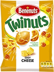 Benenuts Twinuts Cocktail Peanuts, Cheese, 150 gr