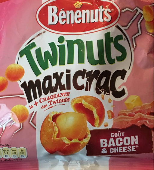 Benenuts Twinuts Cocktail Peanuts, Bacon & Cheese, 210 gr