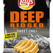 Lay's Deep Rigged Potato Chips, Sweet Chili, 120 gr