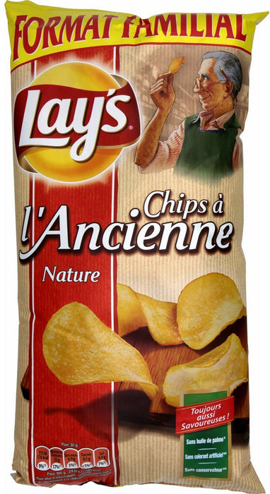 Lay's Old-Fashioned Potato Chips Family Size, Natural, 300 gr