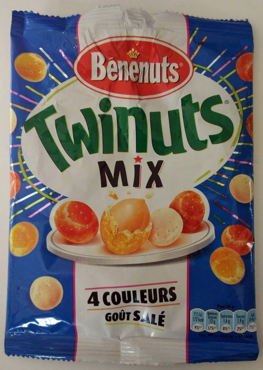 Benenuts Twinuts Cocktail Peanuts, Salted 4 Colors, 150 gr