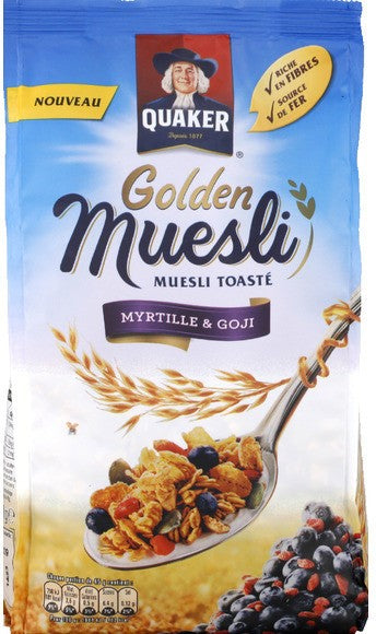 Quaker Golden Muesli, Blueberries & Goji, 500 gr