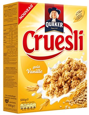 Quaker Cruesli, Vanilla, 500 gr