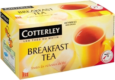 Cotterley Breakfast Black Tea, 25 ct