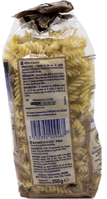 Itineraire des Saveurs Fusilli Pasta, 250 gr
